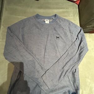 Men’s large Classic waffle-knit crewneck from The Black Dog